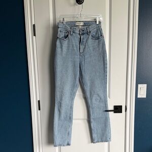 Abercrombie & Fitch Women's High Rise Blue Jeans